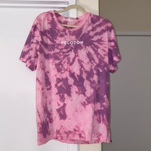Peloton Tie Dye Pride T- Shirt